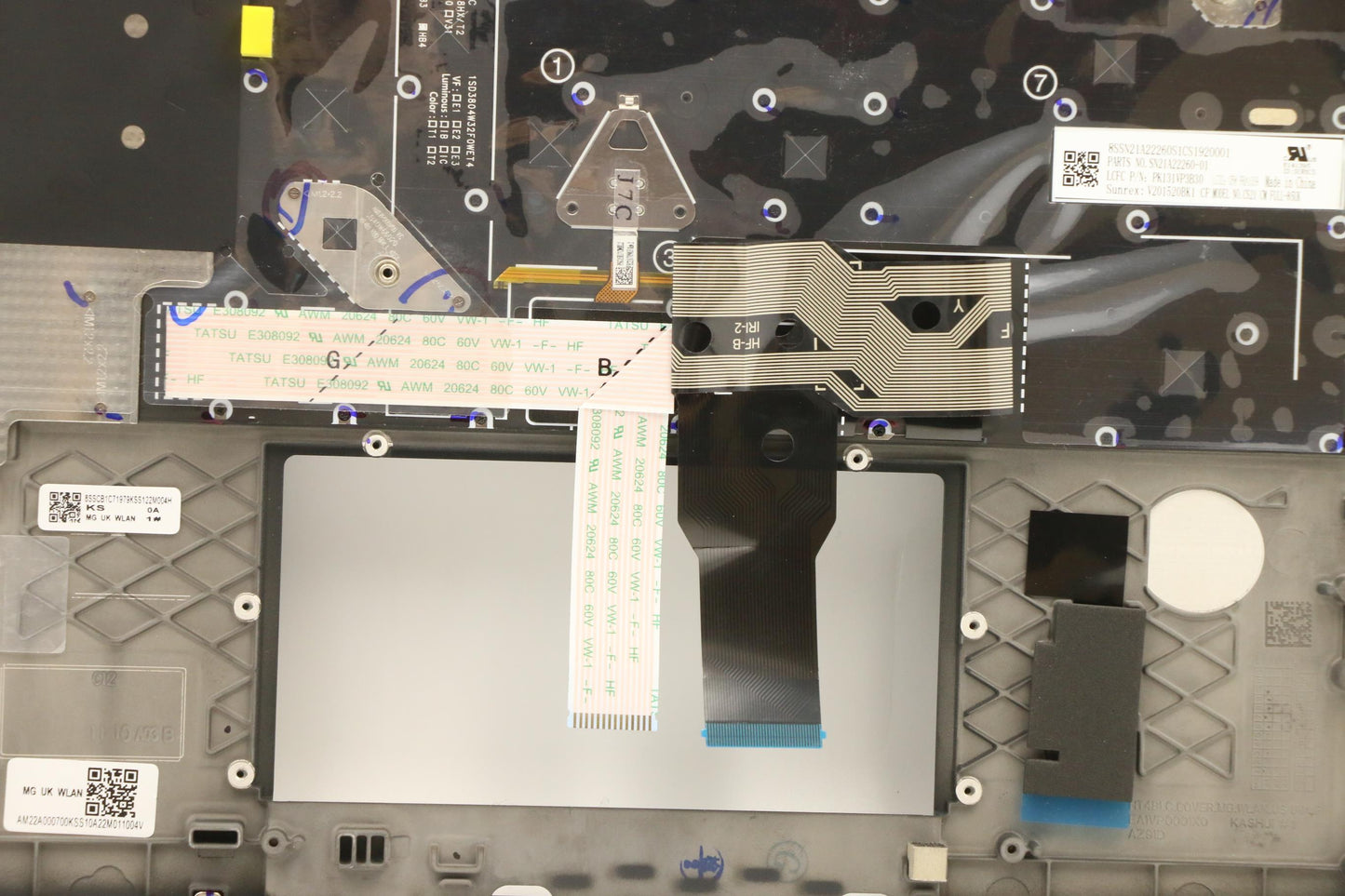 Lenovo Mech_Asm Kbd W/C 058Fra Bklt(S - 5M11C47872