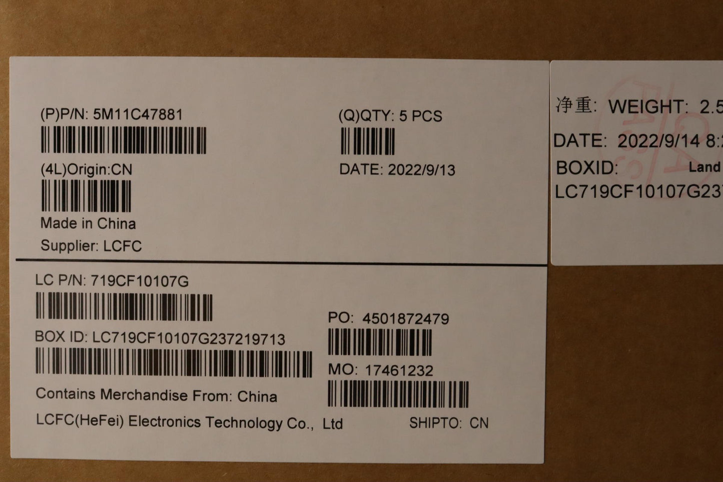 Lenovo Mech_Asm Kbd W/C Brl Bklt(Chy) - 5M11C47881
