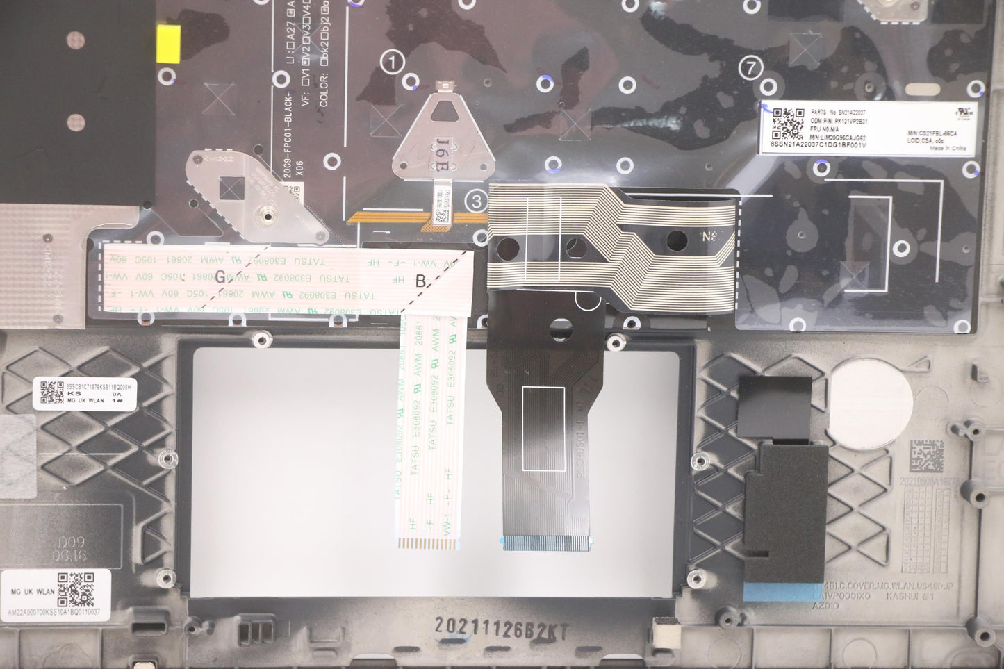 Lenovo Mech_Asm Kbd W/C Csa Bklt(Chy) - 5M11C47889