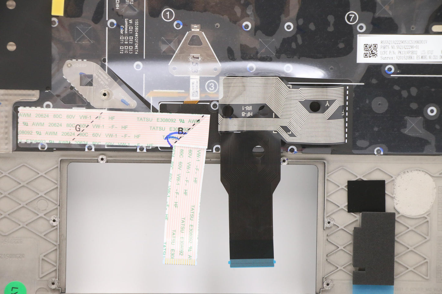 Lenovo Mech_Asm Kbd W/C Est Bklt(Sun) - 5M11C47908