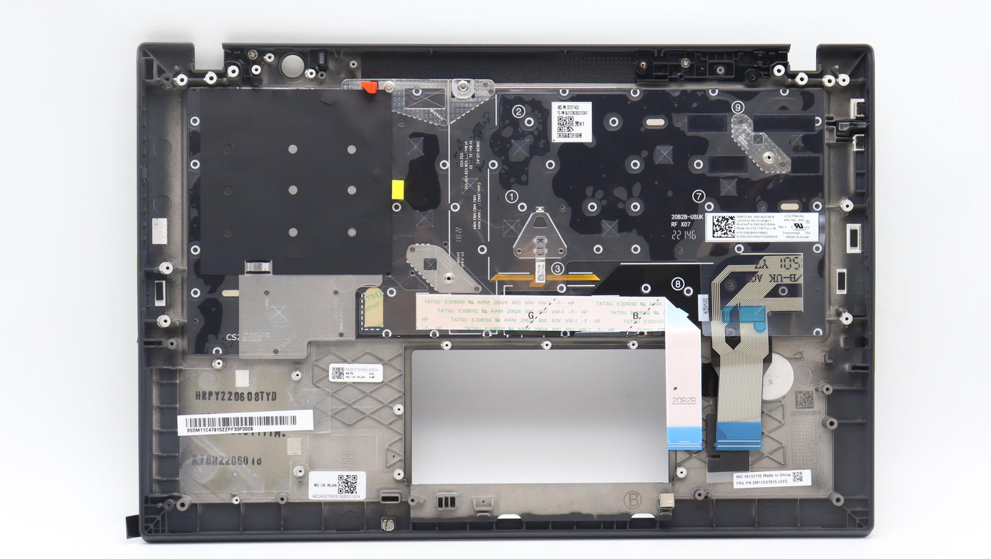 Lenovo Mech_Asm Kbd W/C Fra Bklt(Tra) - 5M11C47915