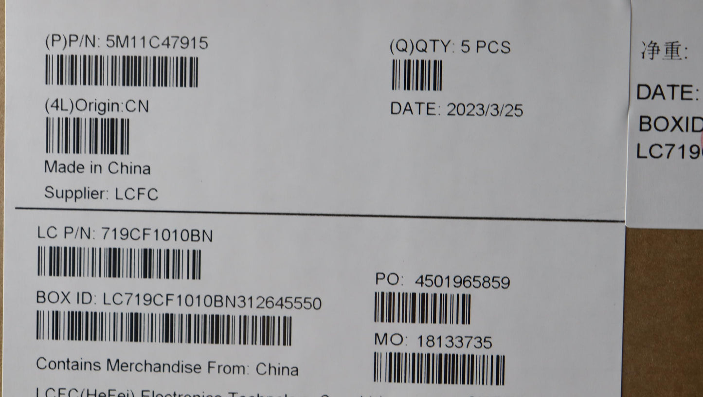 Lenovo Mech_Asm Kbd W/C Fra Bklt(Tra) - 5M11C47915