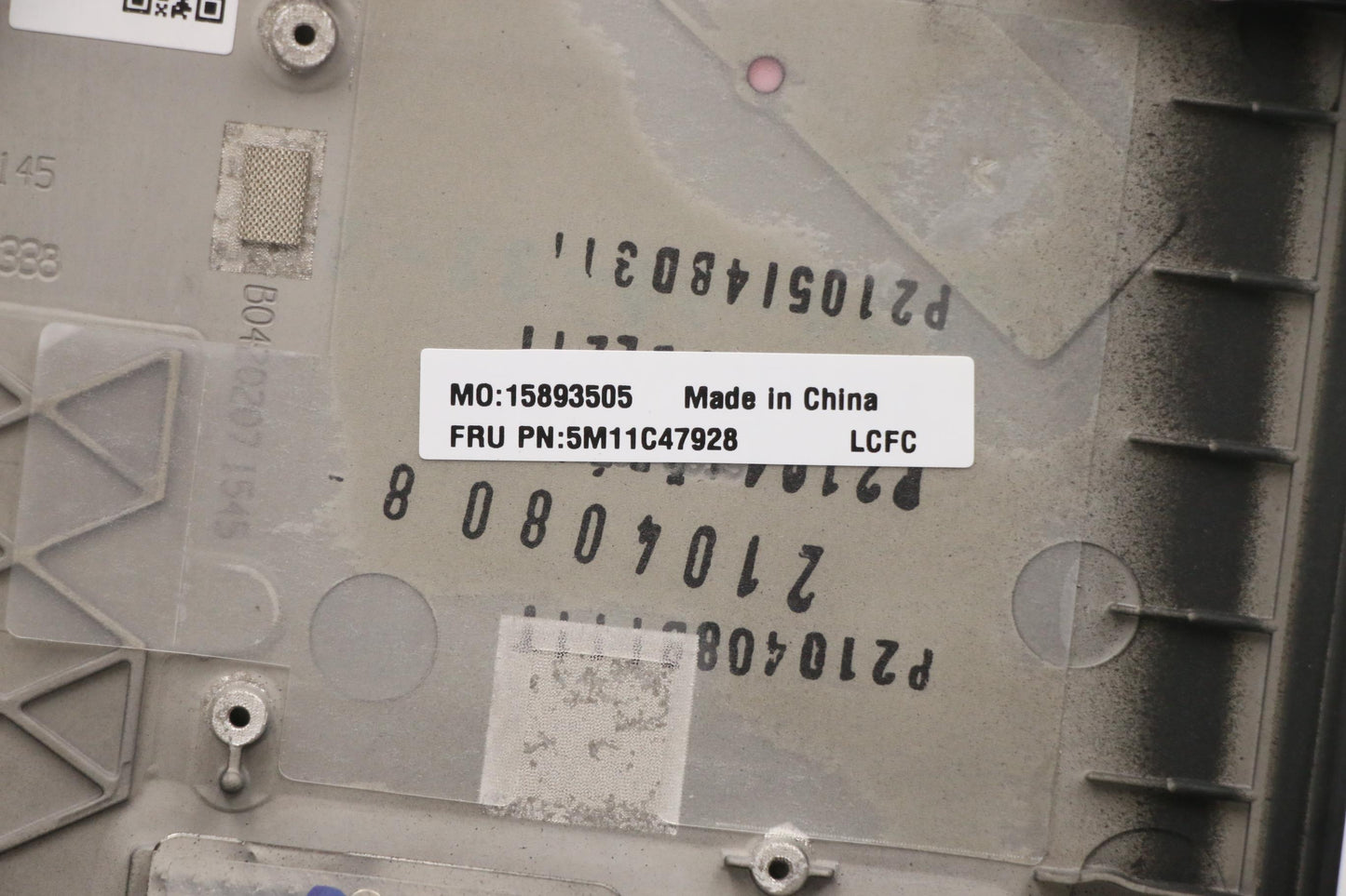 Lenovo Mech_Asm Kbd W/C Gre Bklt(Sun) - 5M11C47928