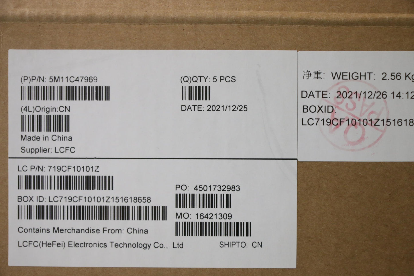 Lenovo Mech_Asm Kbd W/C Por Bklt(Chy) - 5M11C47969