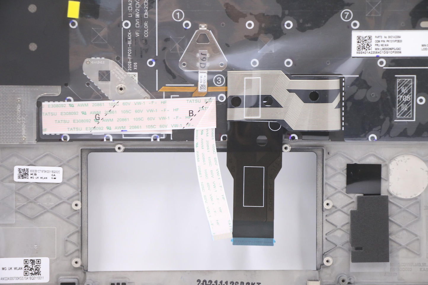 Lenovo Mech_Asm Kbd W/C Por Bklt(Chy) - 5M11C47969