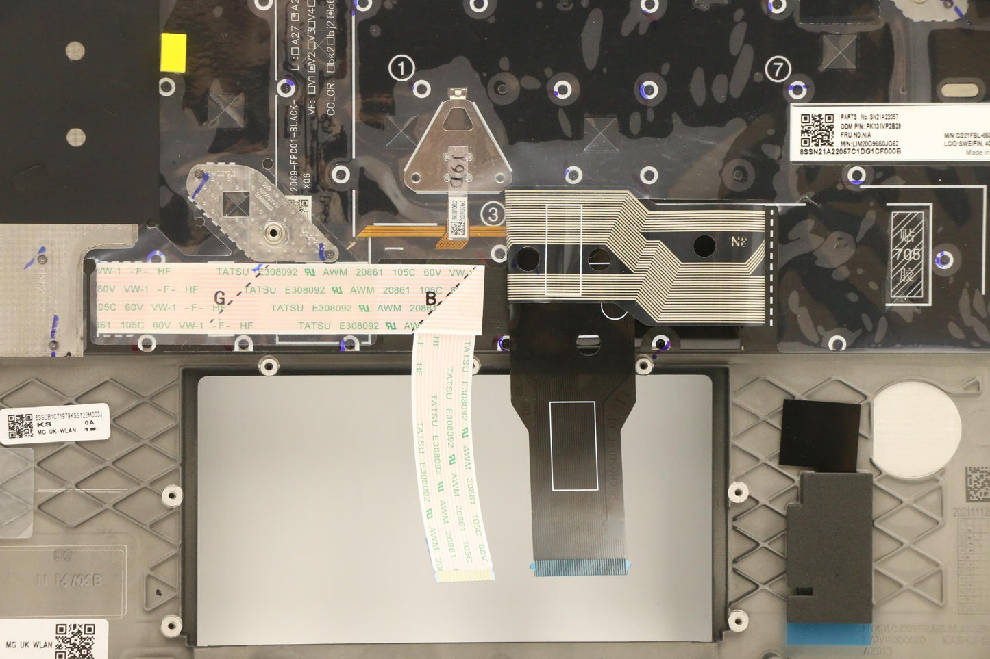 Lenovo Mech_Asm Kbd W/C Swe/Fin Bklt( - 5M11C47985
