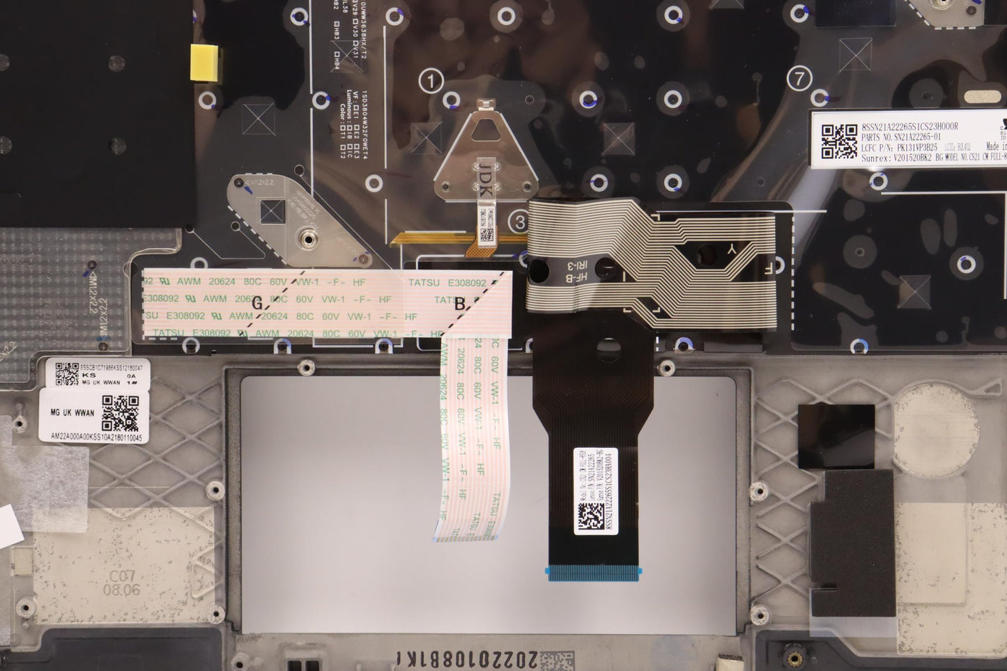 Lenovo Mech_Asm Kbd W/C Bul Bklt(Sun) - 5M11C48036