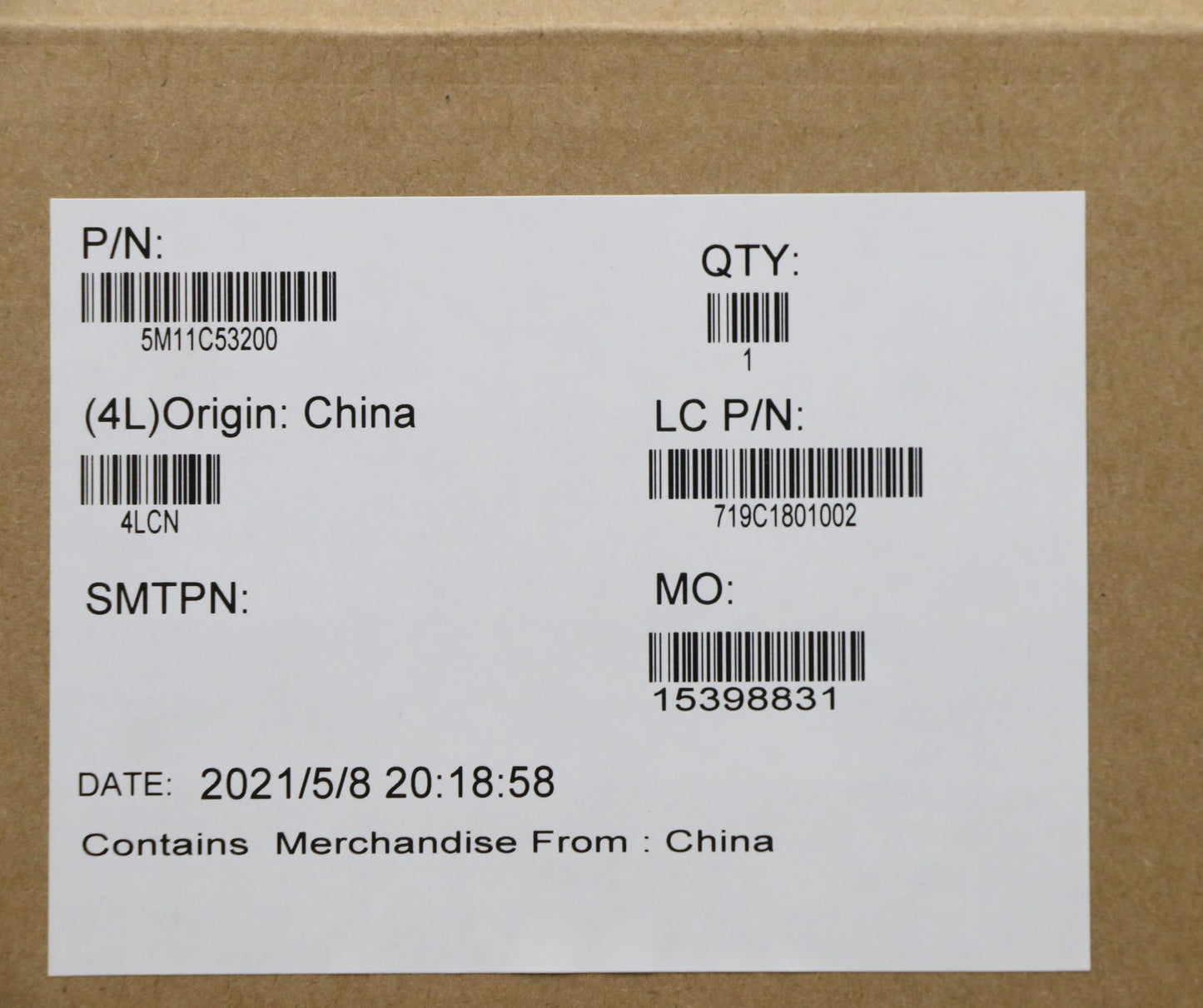 Lenovo LCD Module, 14", WUXGA, Touch, Anti-Glare, IPS, 500nit, ePrivacy, w/ IR & HD Camera - 5M11C53200