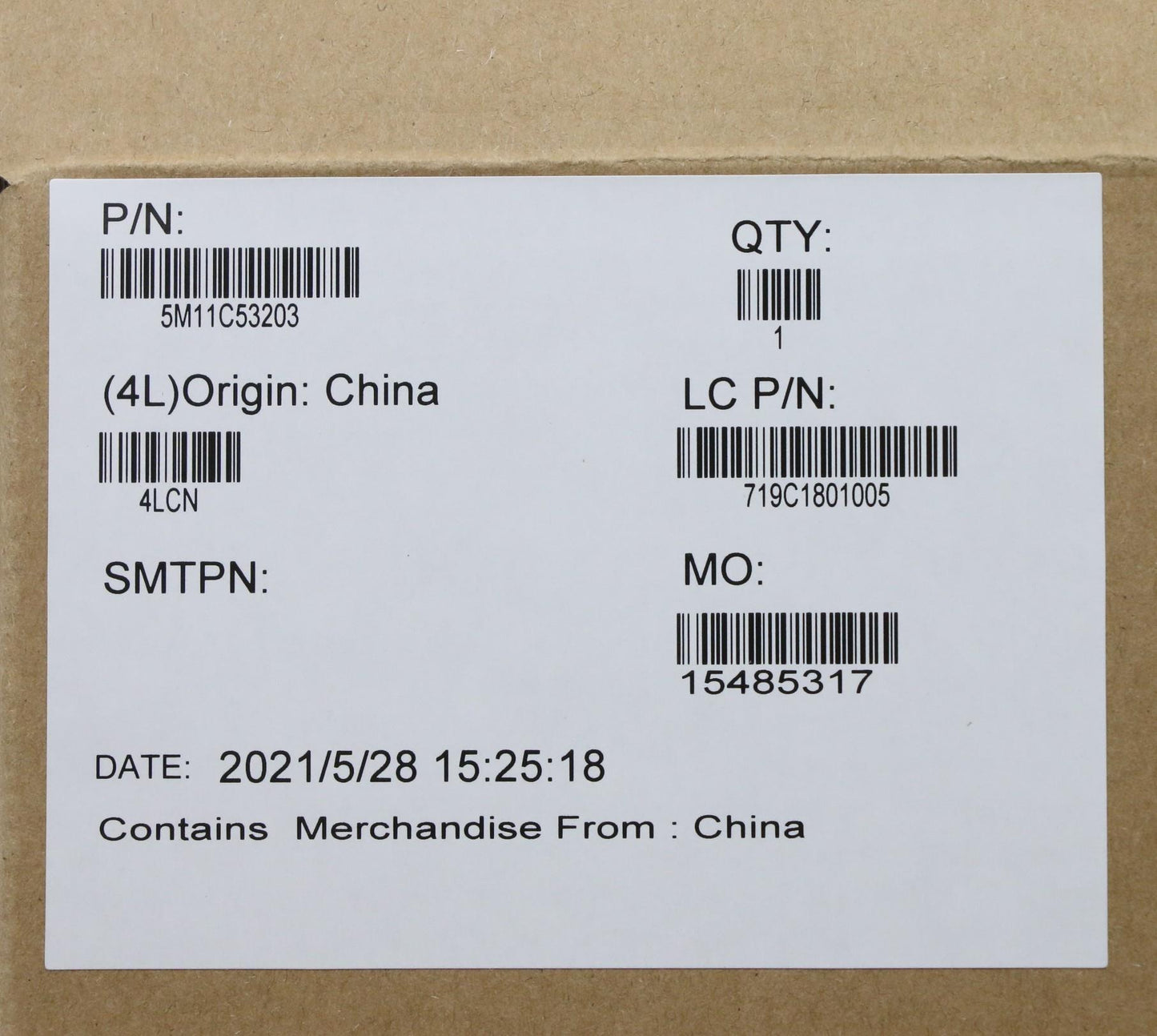 Lenovo LCD Module, 14" WUXGA, Anti-Glare, IPS, 400 nits, with IR & HD Camera - 5M11C53203