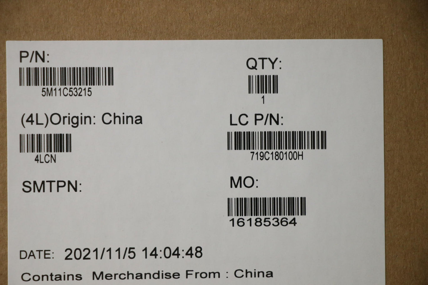 Lenovo 14" WUXGA Touch Display Module with IR & HD Camera, Anti-Glare - 5M11C53215