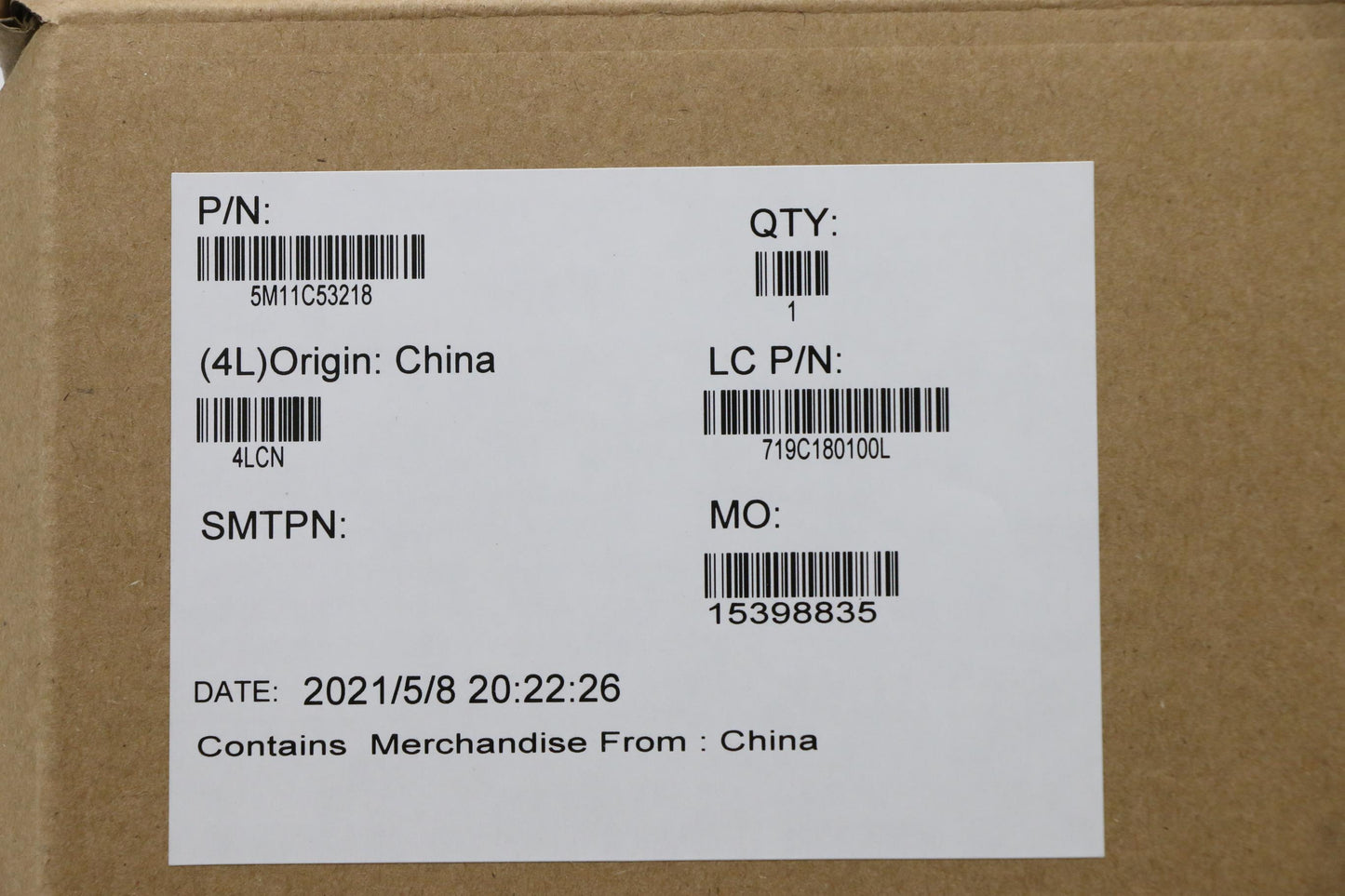 Lenovo LCD Module, 14", WUXGA, Touch, Anti-Glare, with HD Camera - 5M11C53218