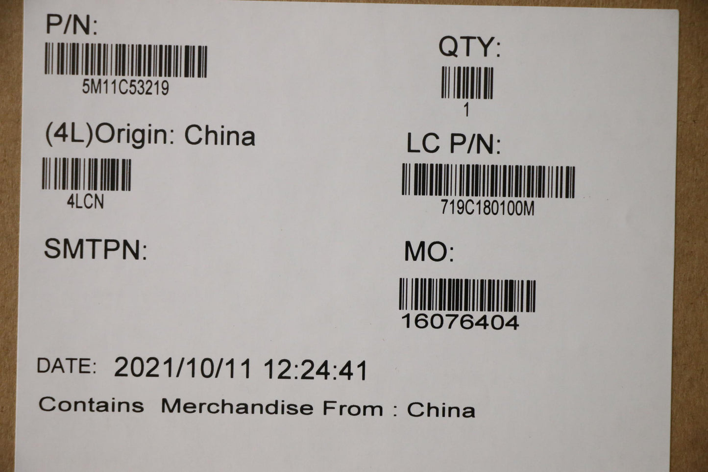 Lenovo 14-Inch LCD Module, WQUXGA, Non-Touch, Glare, IPS, 500nit, with IR and HD Camera - 5M11C53219