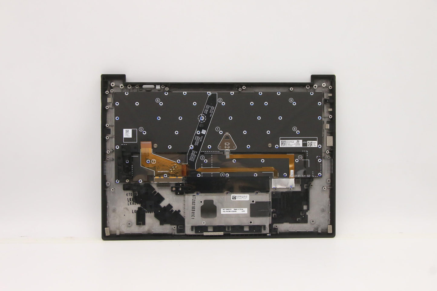 Lenovo C-Cover with Keyboard, USA English, Deep Black, WLAN - 5M11C53235