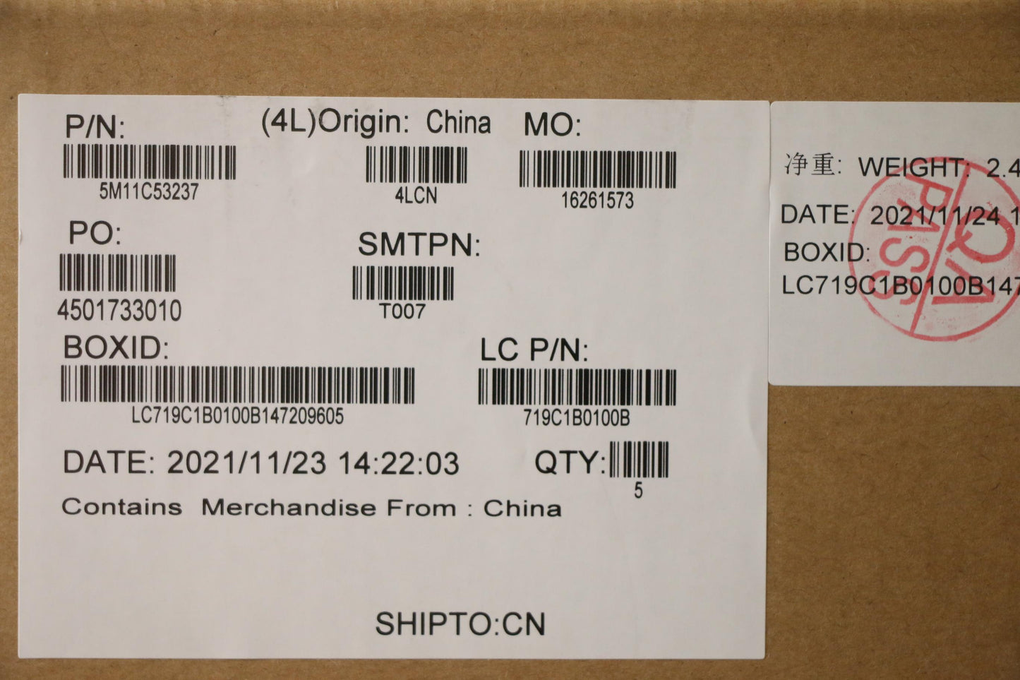 Lenovo Mech_Asm Grp Kbd Bzl,Euro Eng, - 5M11C53237