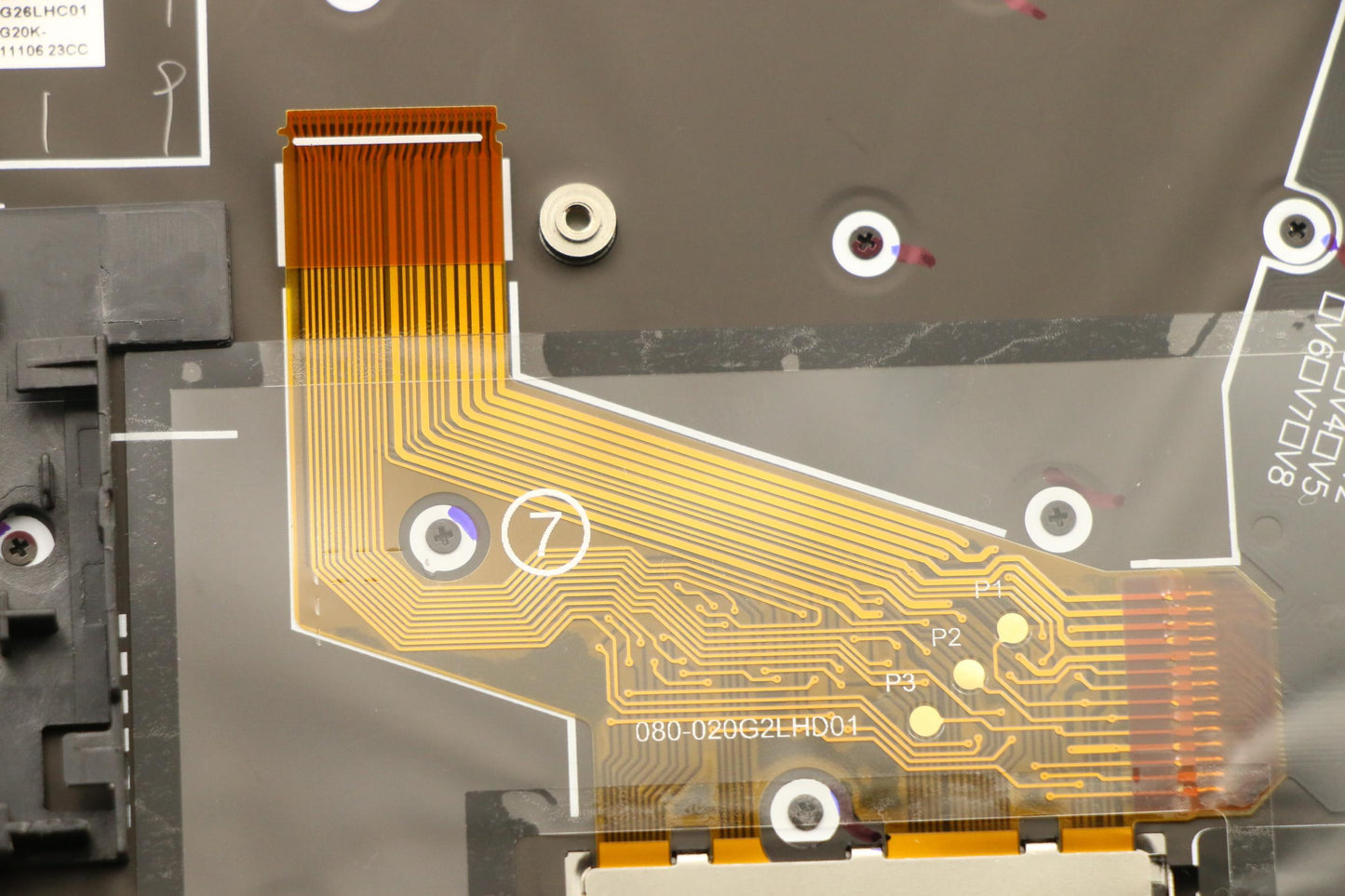 Lenovo Mech_Asm Grp Kbd Bzl,Ger,Wl,Db - 5M11C53240
