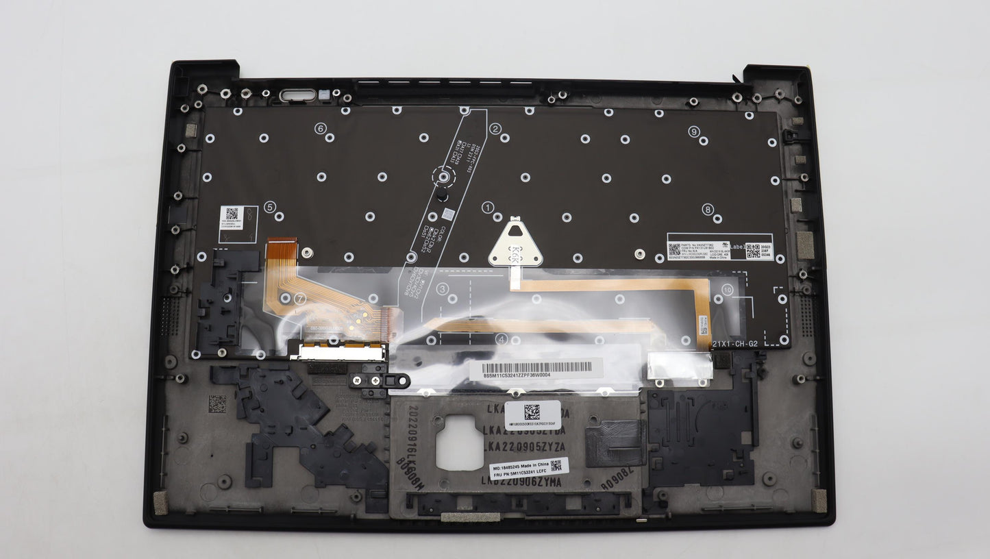 Lenovo Mech_Asm Grp Kbd Bzl,Gre,Wl,Db - 5M11C53241