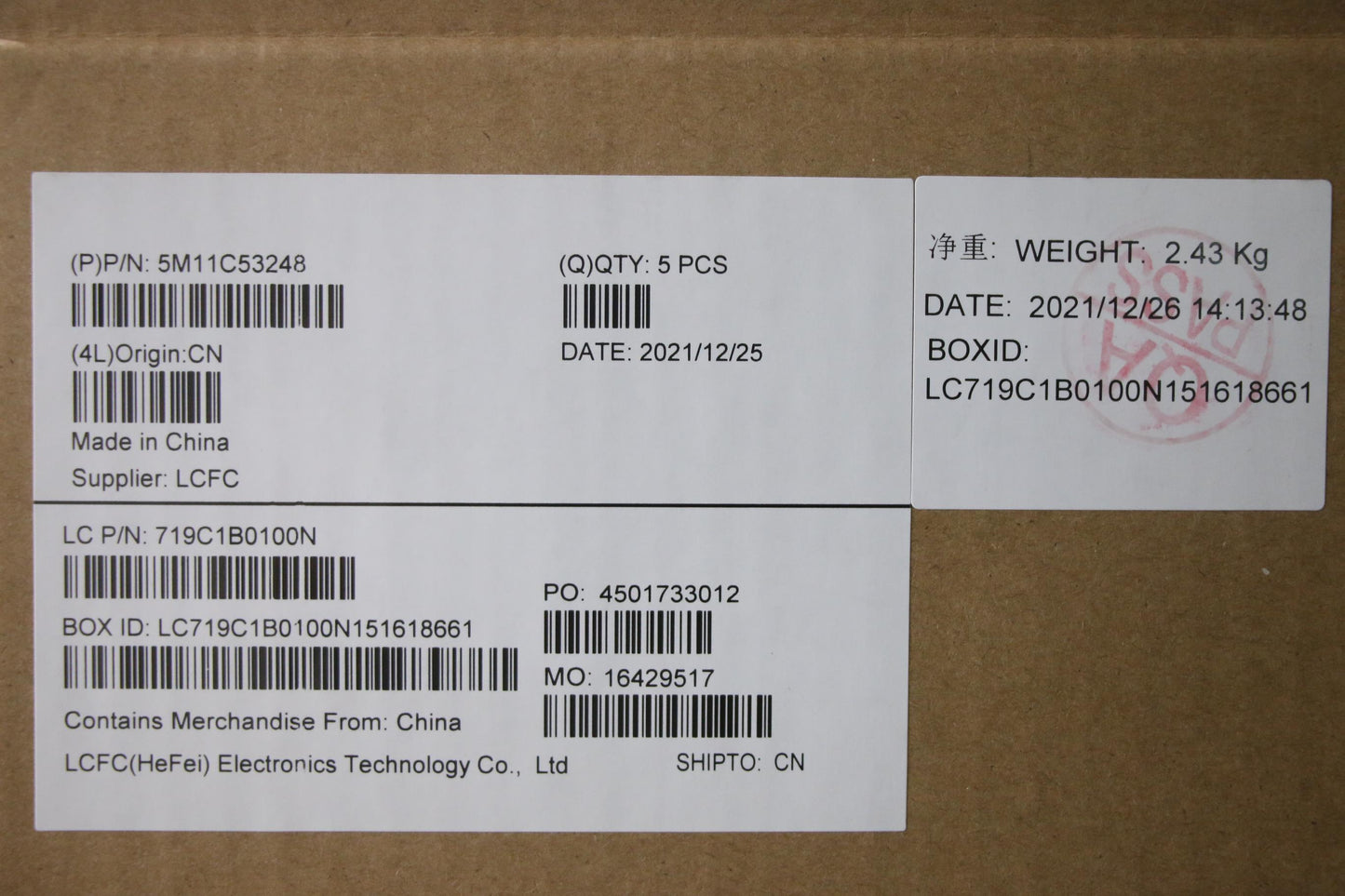 Lenovo Mech_Asm Grp Kbd Bzl,Kor,Wl,Db - 5M11C53248