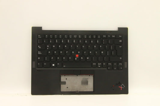 Lenovo C-Cover with Keyboard, Spanish LA, Deep Black, Backlit, WLAN Support - 5M11C53249