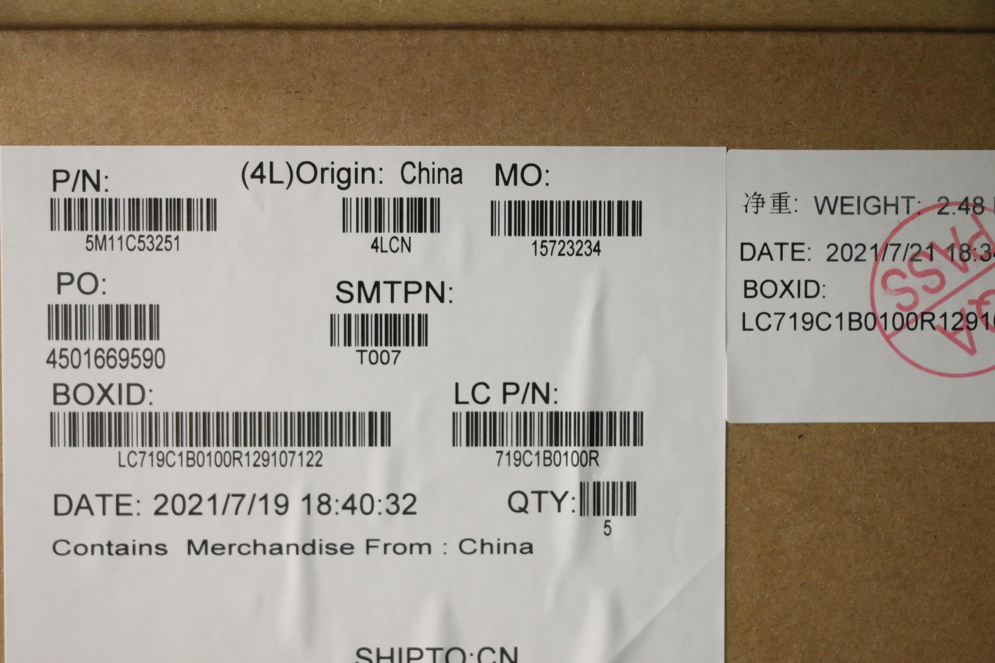 Lenovo Mech_Asm Grp Kbd Bzl,Nordic,Wl - 5M11C53251
