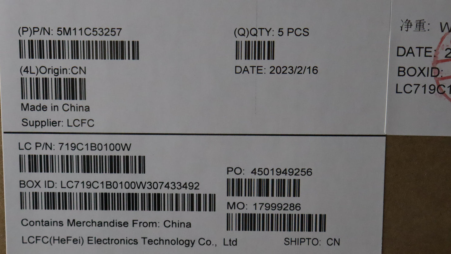 Lenovo Mech_Asm Grp Kbd Bzl,Sws,Wl,Db - 5M11C53257