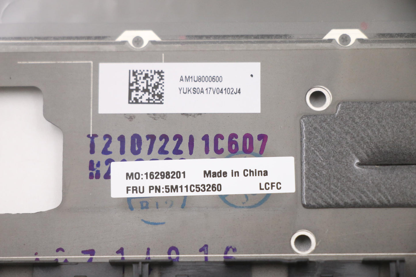 Lenovo Mech_Asm Grp Kbd Bzl,Tur,Wl,Db - 5M11C53260