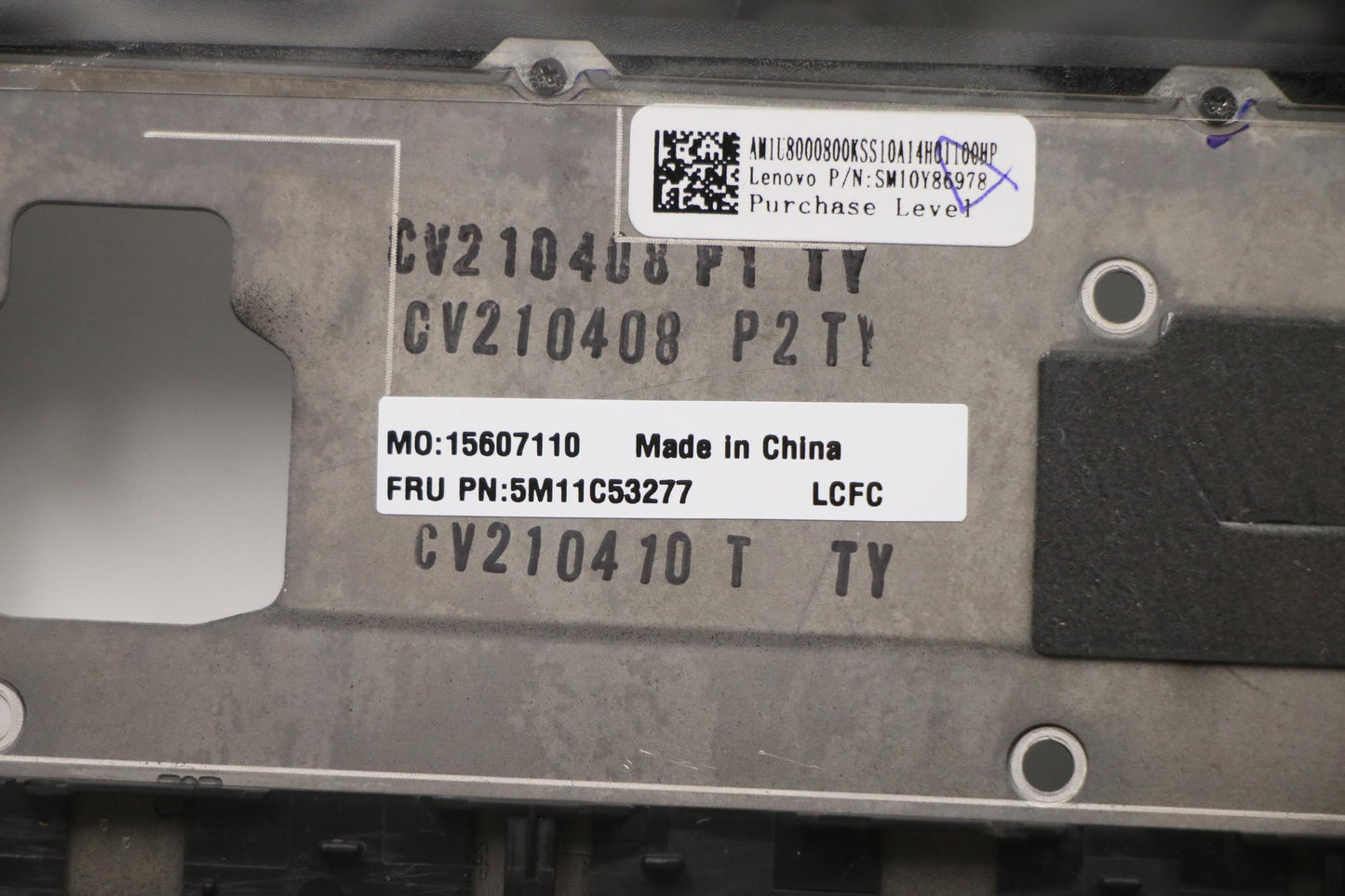 Lenovo Mech_Asm Grp Kbd Bzl,Gre,Ww,Db - 5M11C53277