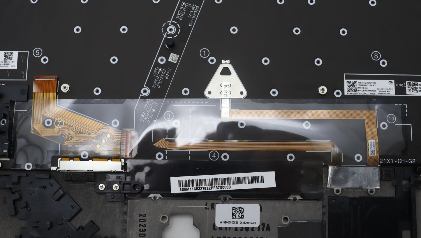 Lenovo Mech_Asm Grp Kbd Bzl,Hun,Ww,Db - 5M11C53279