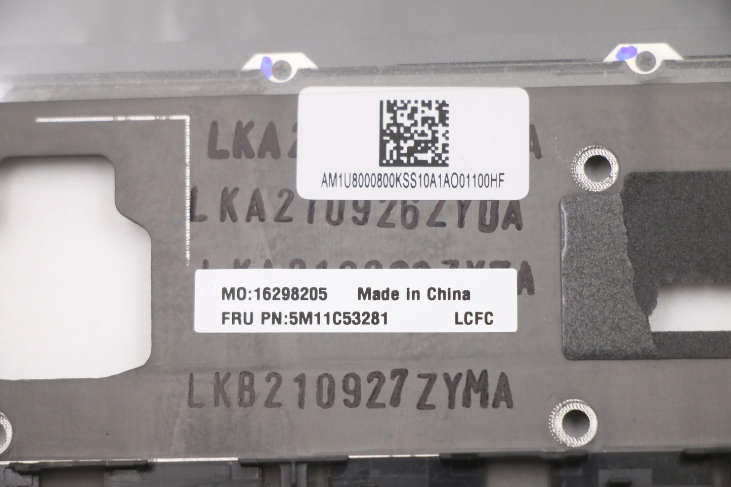 Lenovo Mech_Asm Grp Kbd Bzl,Ind Eng,W - 5M11C53281