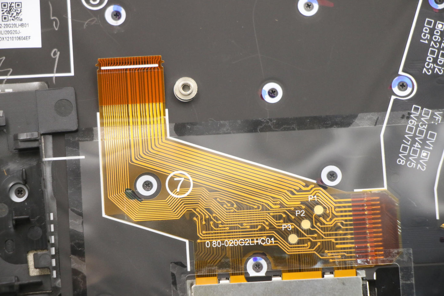 Lenovo Mech_Asm Grp Kbd Bzl,Jpn,Ww,Db - 5M11C53283