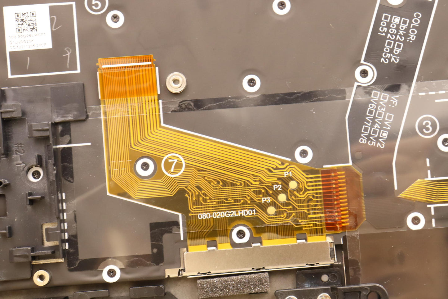 Lenovo C-Cover with Keyboard, Spanish LA Layout, Deep Black, Backlit, WWAN - 5M11C53285