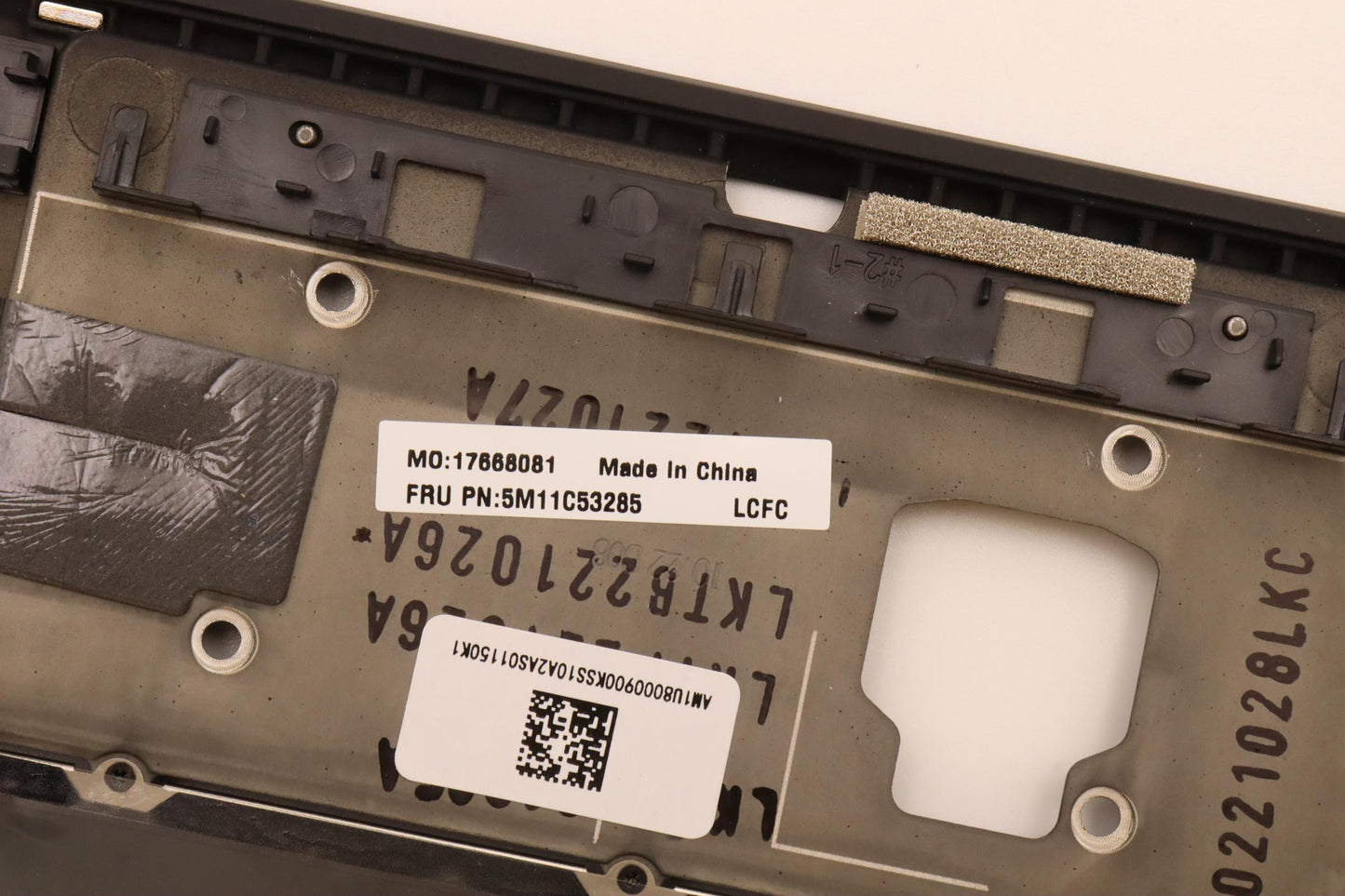 Lenovo C-Cover with Keyboard, Spanish LA Layout, Deep Black, Backlit, WWAN - 5M11C53285