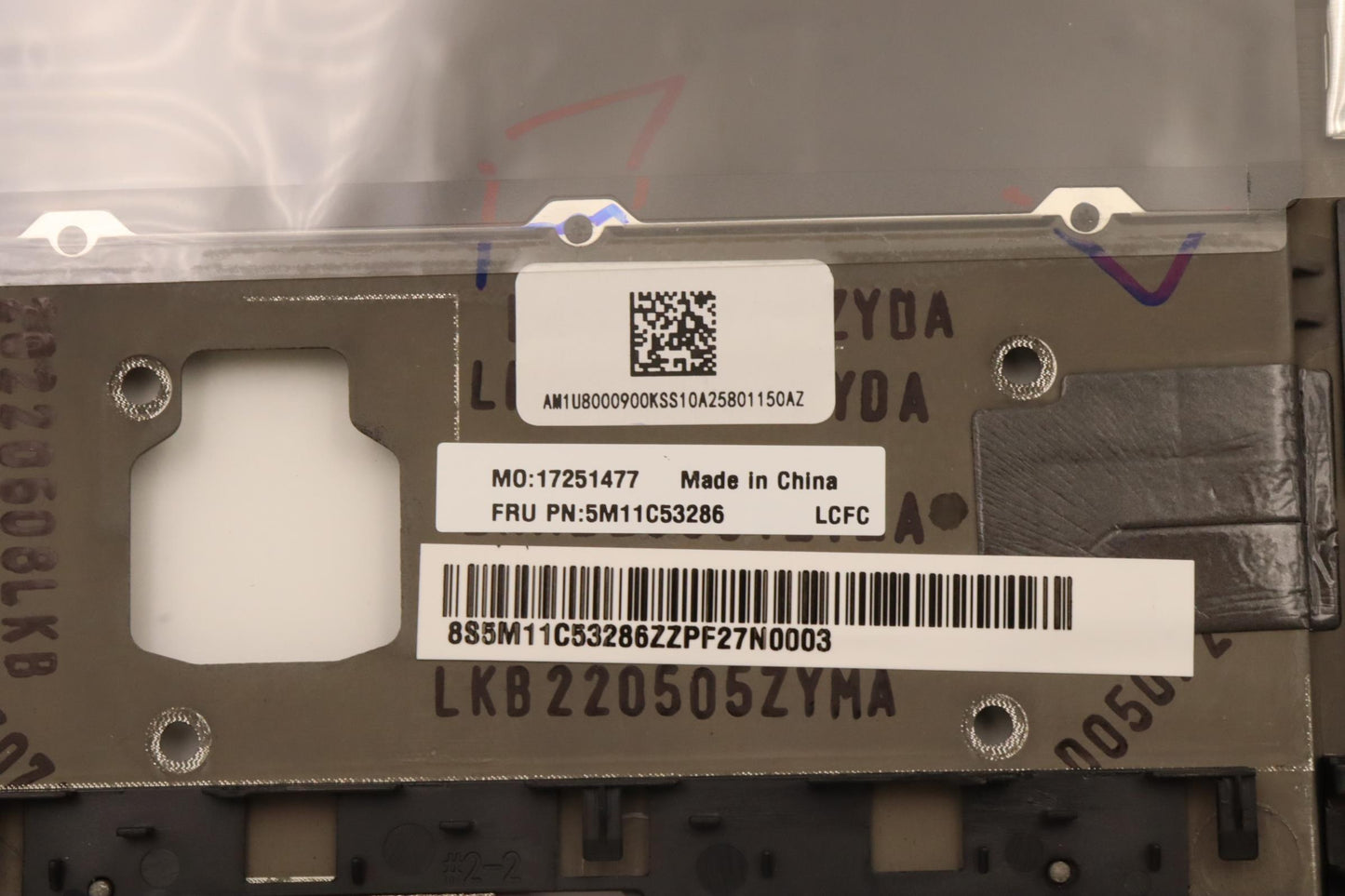 Lenovo Mech_Asm Grp Kbd Bzl,Nor,Ww,Db - 5M11C53286