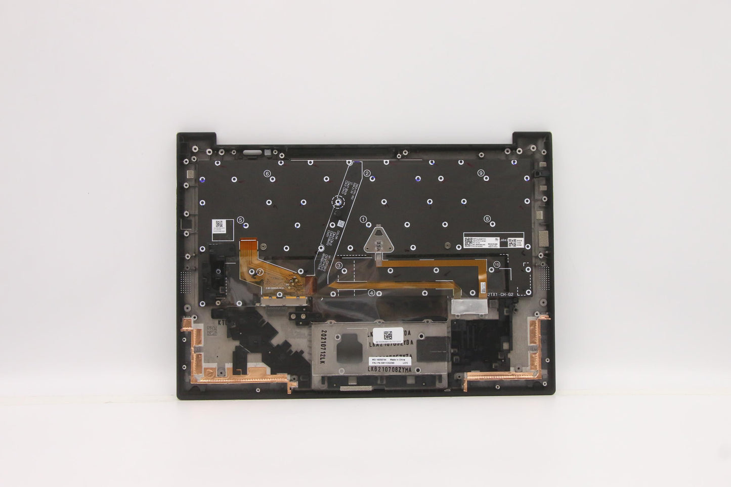 Lenovo Mech_Asm Grp Kbd Bzl,Slv,Ww,Db - 5M11C53290