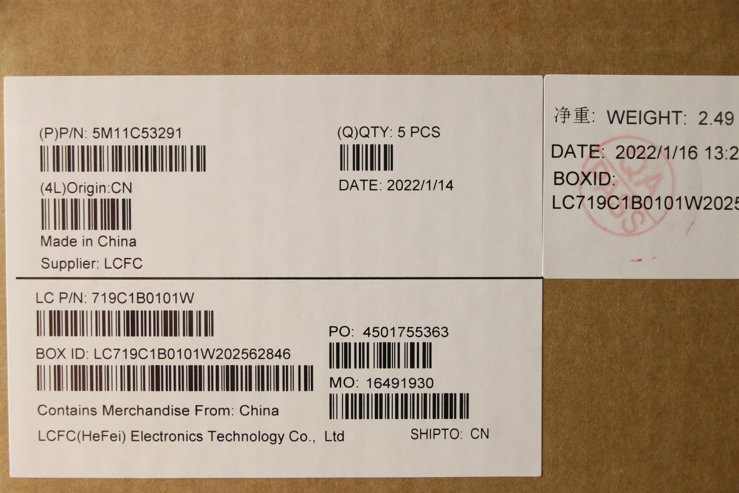 Lenovo Mech_Asm Grp Kbd Bzl,Spa,Ww,Db - 5M11C53291