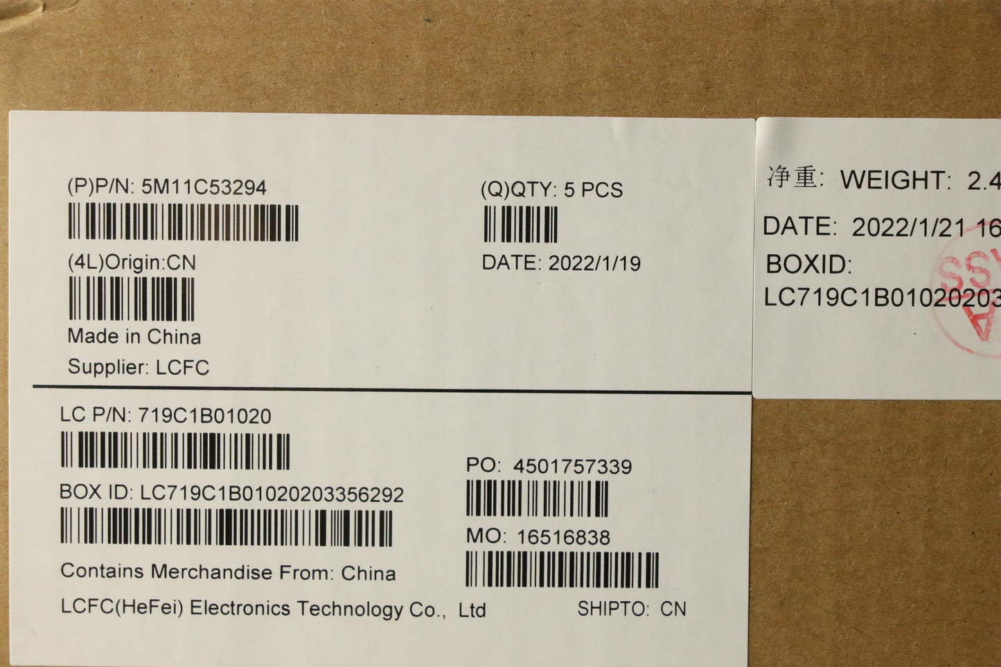 Lenovo Mech_Asm Grp Kbd Bzl,Tc,Ww,Db, - 5M11C53294