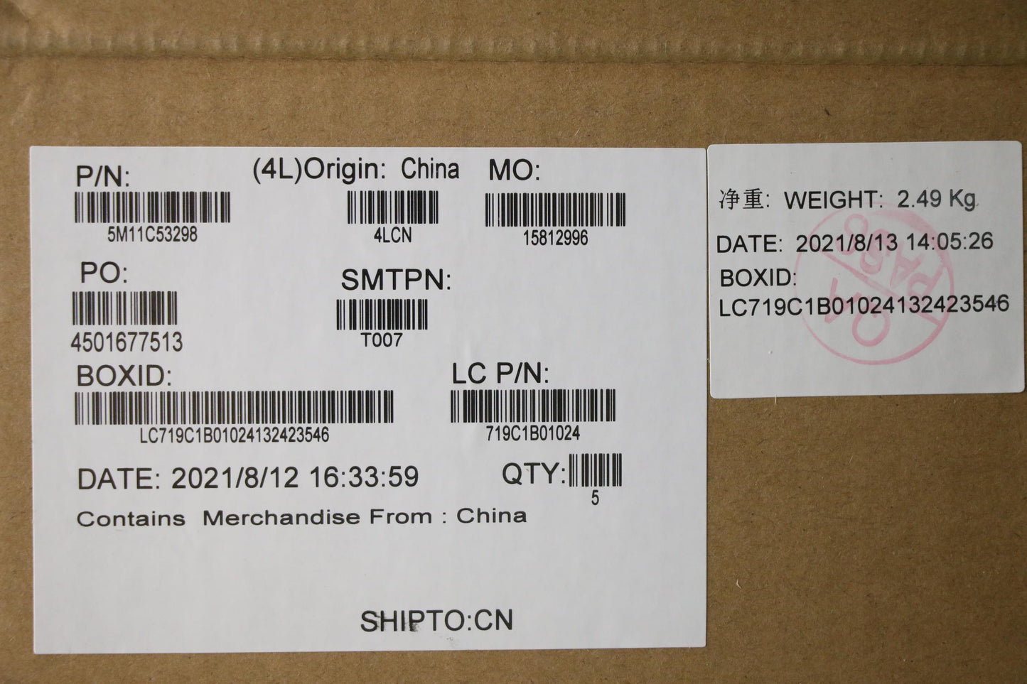 Lenovo Mech_Asm Grp Kbd Bzl,Uke,Ww,Db - 5M11C53298