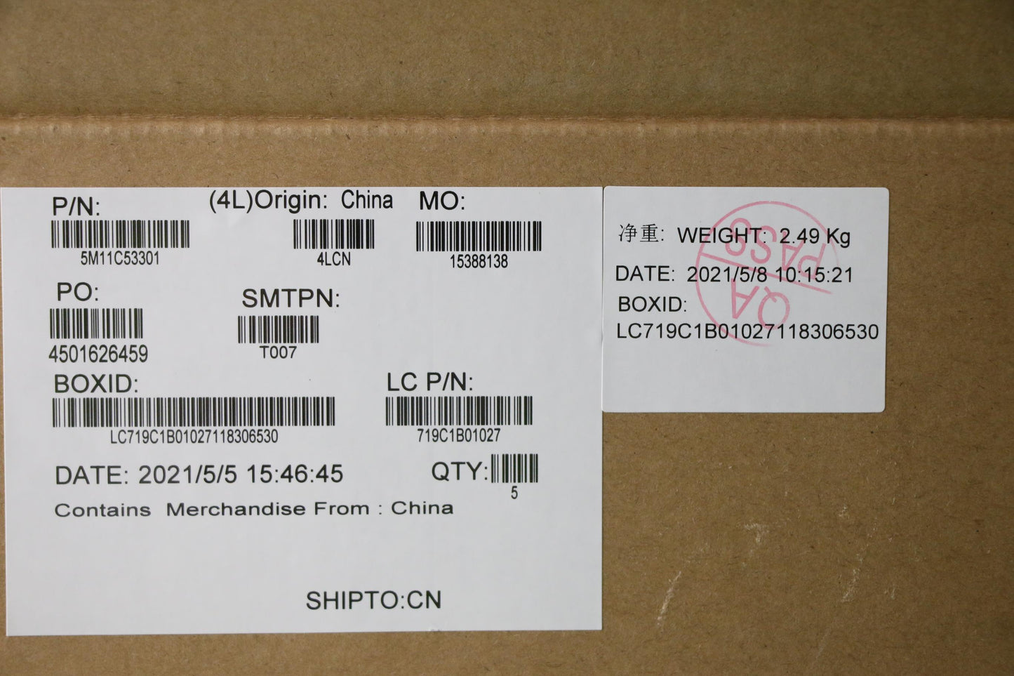 Lenovo Mech_Asm Grp Kbd Bzl,Bel,Wl,Db - 5M11C53301