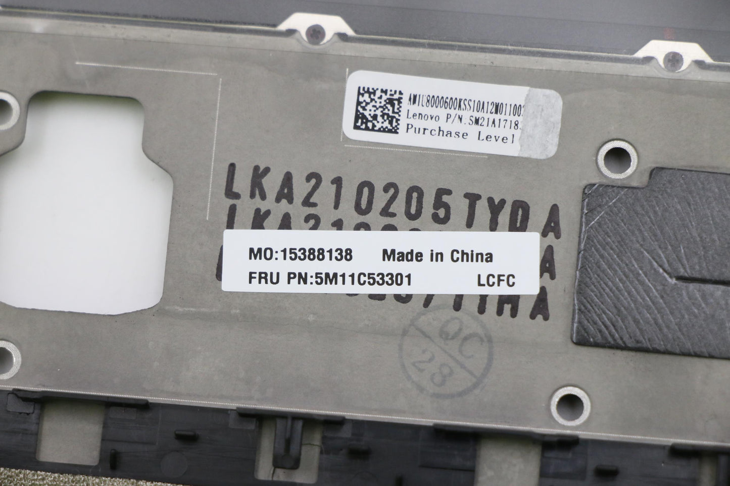 Lenovo Mech_Asm Grp Kbd Bzl,Bel,Wl,Db - 5M11C53301