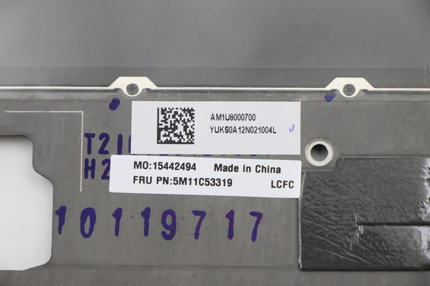 Lenovo Mech_Asm Grp Kbd Bzl,Jpn,Wl,Db - 5M11C53319