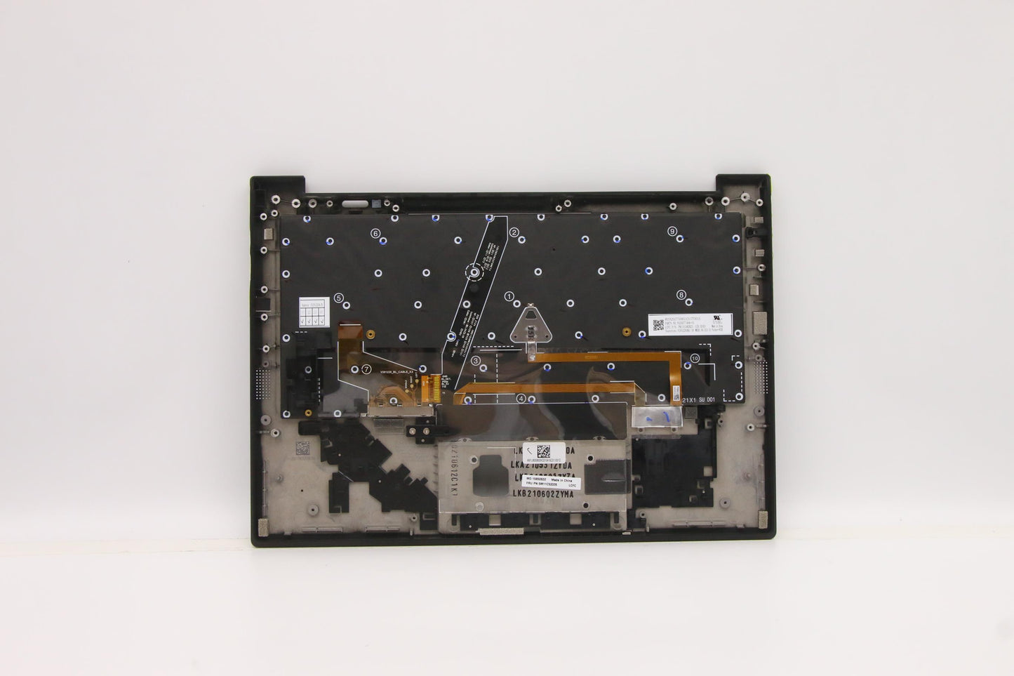 Lenovo Mech_Asm Grp Kbd Bzl,Slv,Wl,Db - 5M11C53326