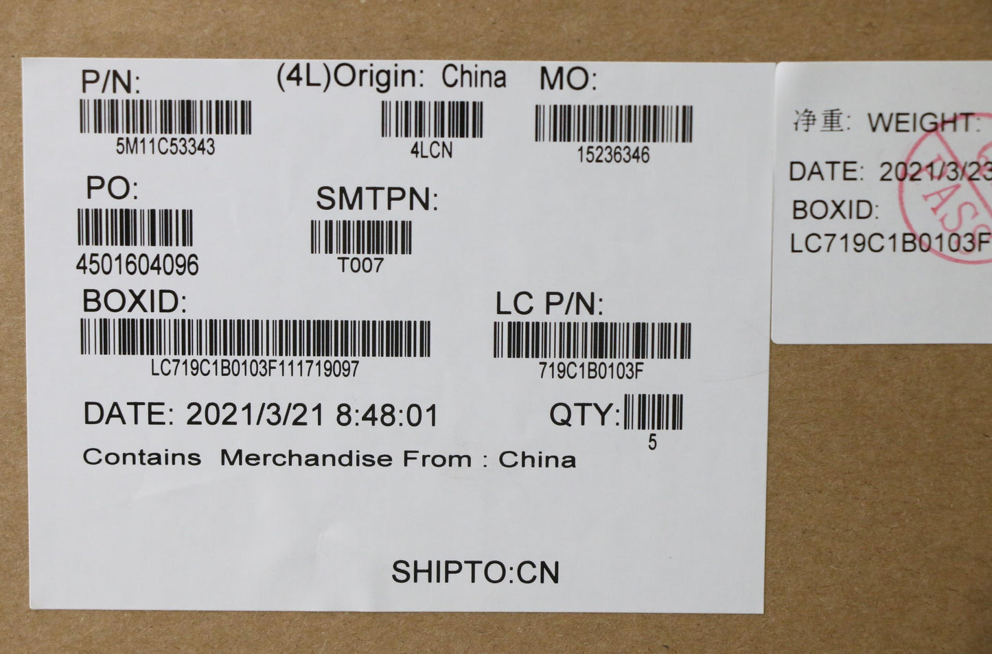 Lenovo Mech_Asm Grp Kbd Bzl,Eng,Ww,Db - 5M11C53343