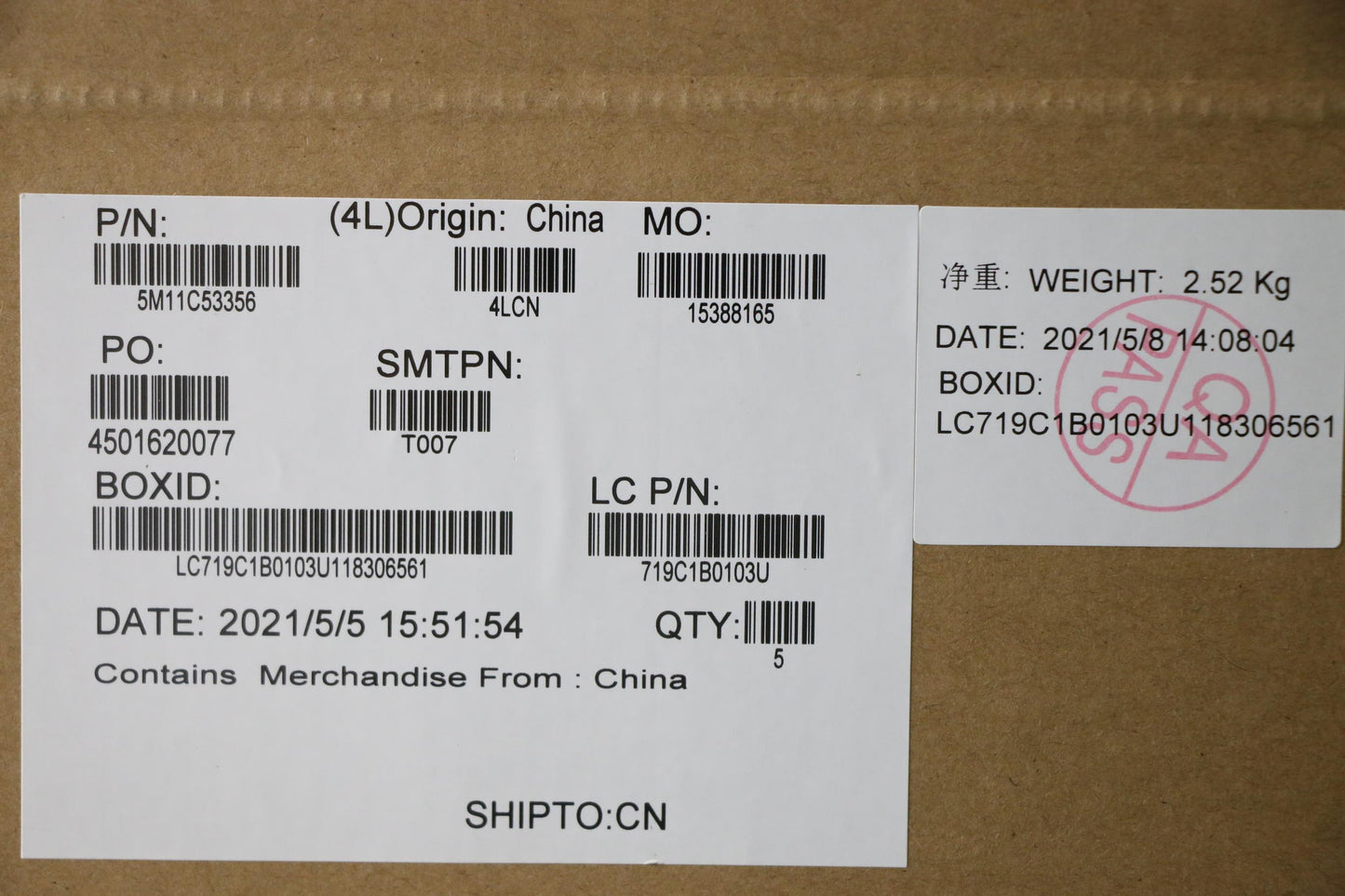 Lenovo Mech_Asm Grp Kbd Bzl,Kor,Ww,Db - 5M11C53356