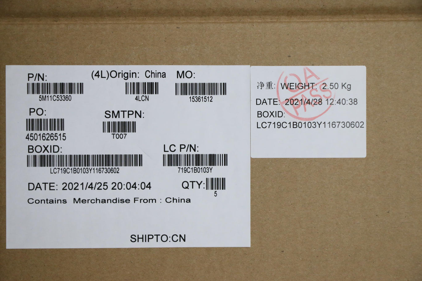 Lenovo Mech_Asm Grp Kbd Bzl,Por,Ww,Db - 5M11C53360