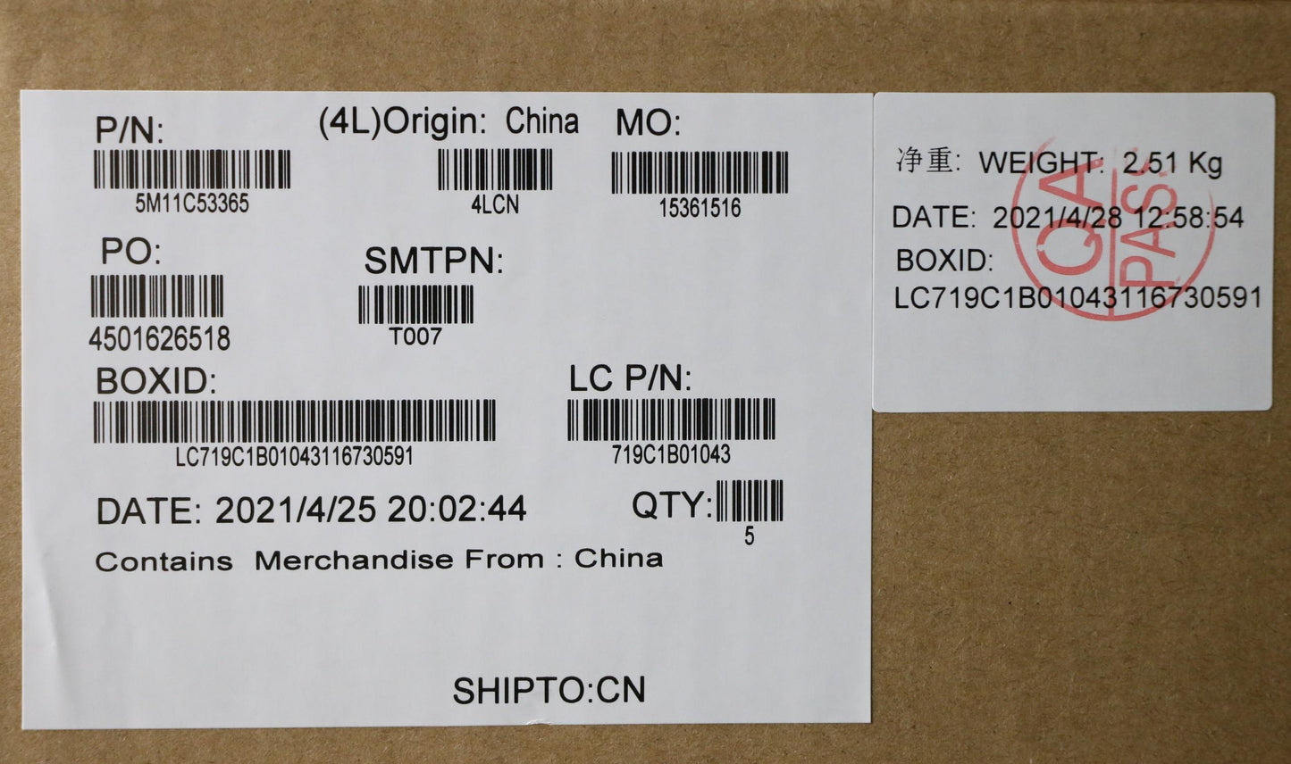Lenovo Mech_Asm Grp Kbd Bzl,Sws,Ww,Db - 5M11C53365