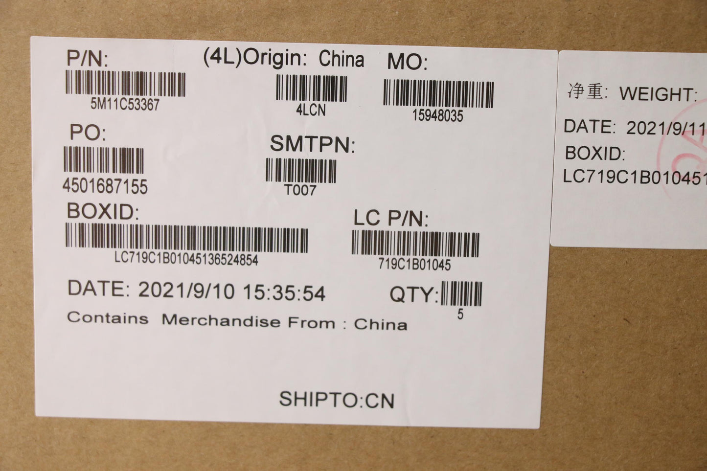 Lenovo Mech_Asm Grp Kbd Bzl,Thai,Ww,D - 5M11C53367
