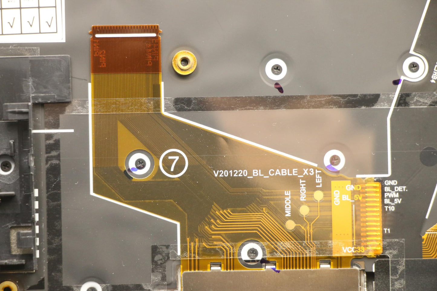 Lenovo Mech_Asm Grp Kbd Bzl,Tur,Ww,Db - 5M11C53368