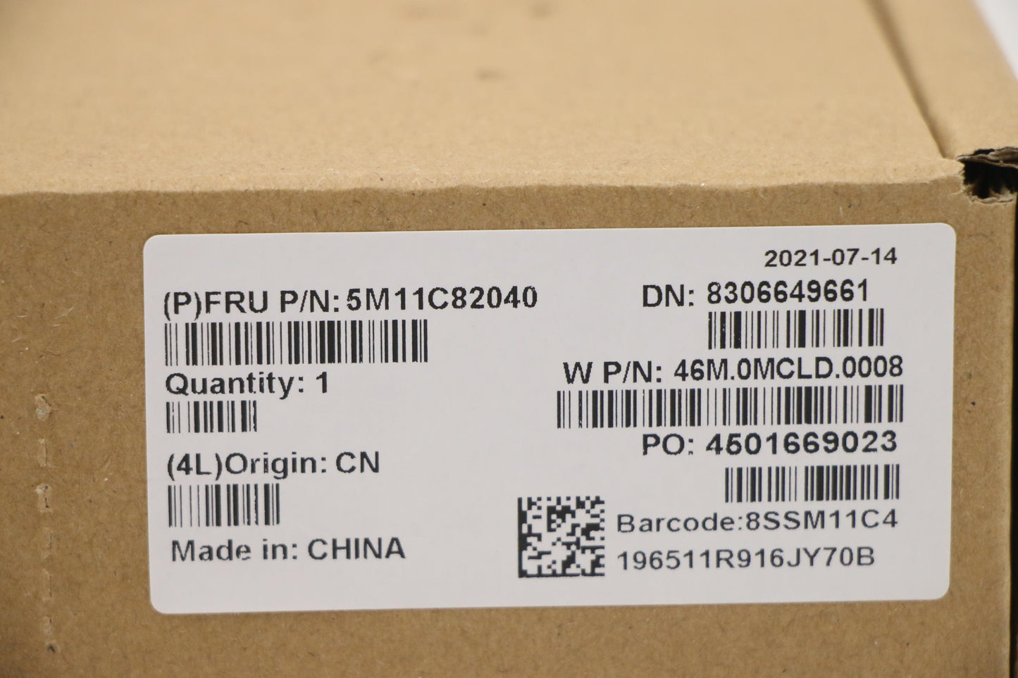 Lenovo LCD Module, 13.3", WUXGA, Touch, Anti-Glare, IPS, 300nit - 5M11C82040