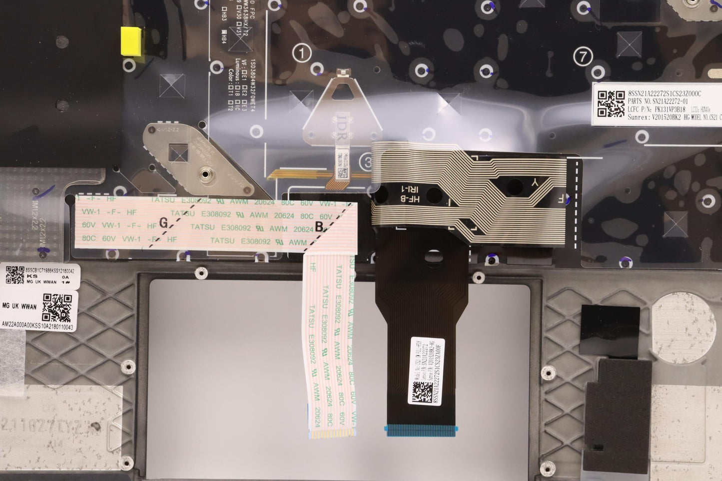 Lenovo Mech_Asm Kbd W/C Hun Bklt(Sun) - 5M11C85440