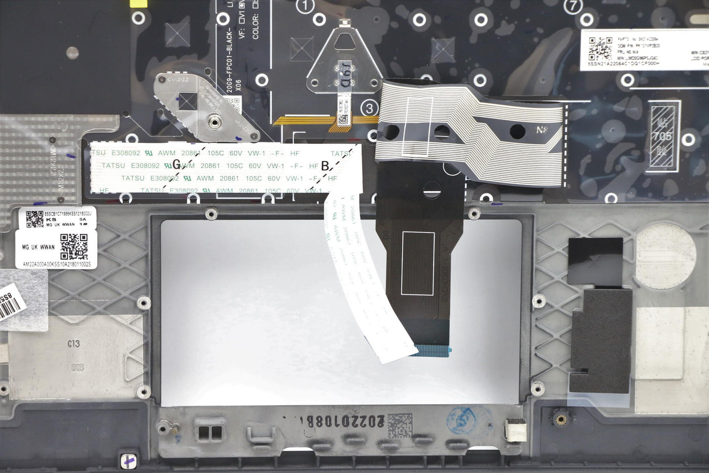 Lenovo Mech_Asm Kbd W/C Por Bklt(Chy) - 5M11C85473