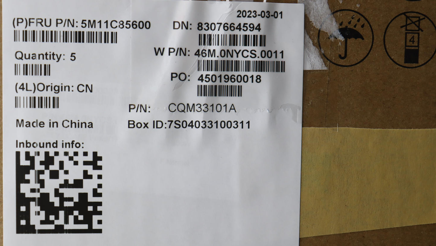 Lenovo Mech_Asm Frasmkb Bel Cccp Bk N - 5M11C85600